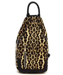 Fashion Sling Backpack AD2766 LEOPARD/